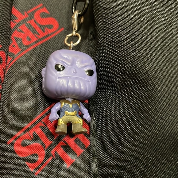 Stranger Things Backpack Red Black F16335 - Picture 6 of 6